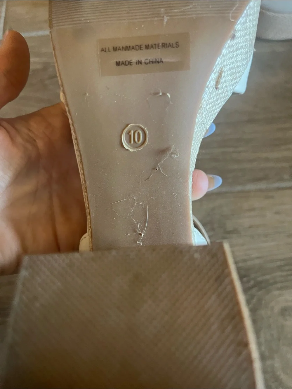 DV by Dolce Vita Cream Platform Ankle-Strap Sandals
